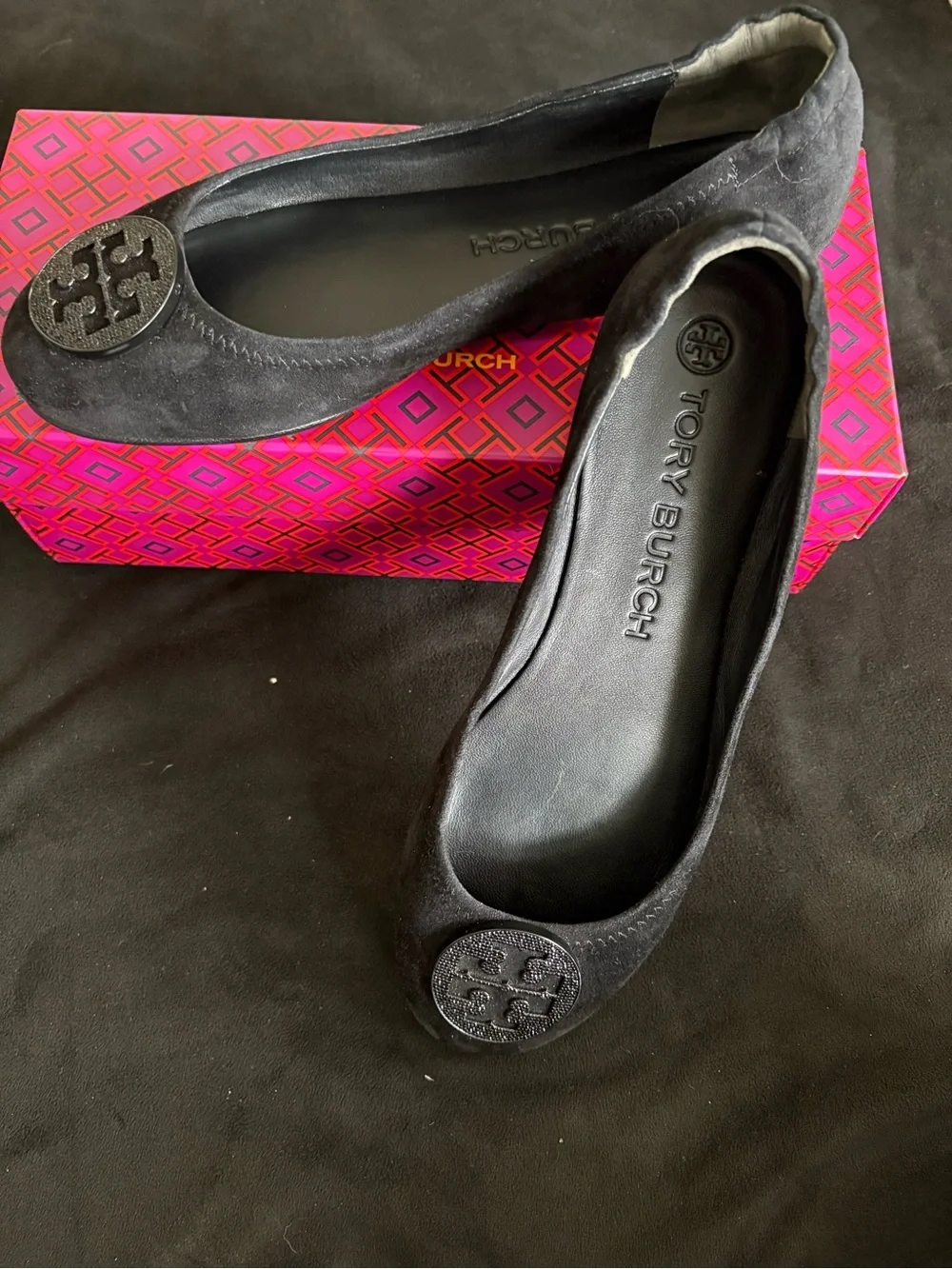 Tory Burch suede ballet